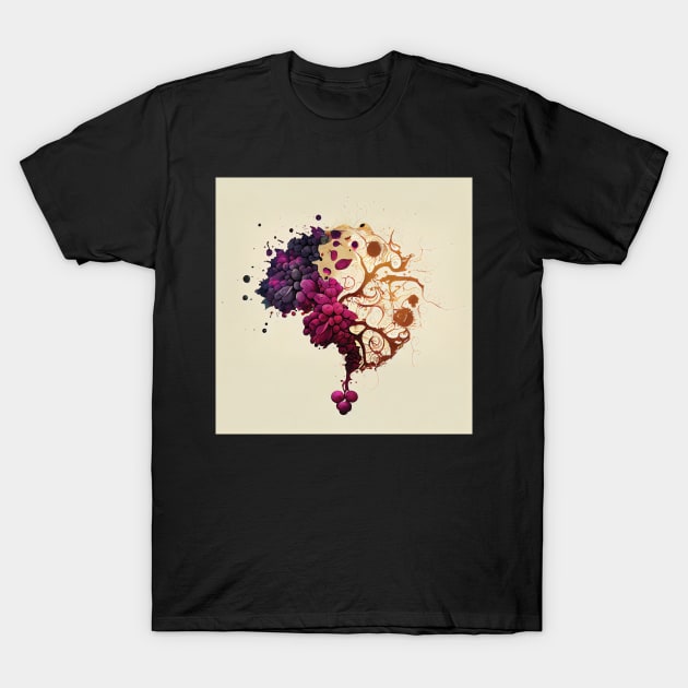Wine on the Mind 4 T-Shirt by Focused Instability
